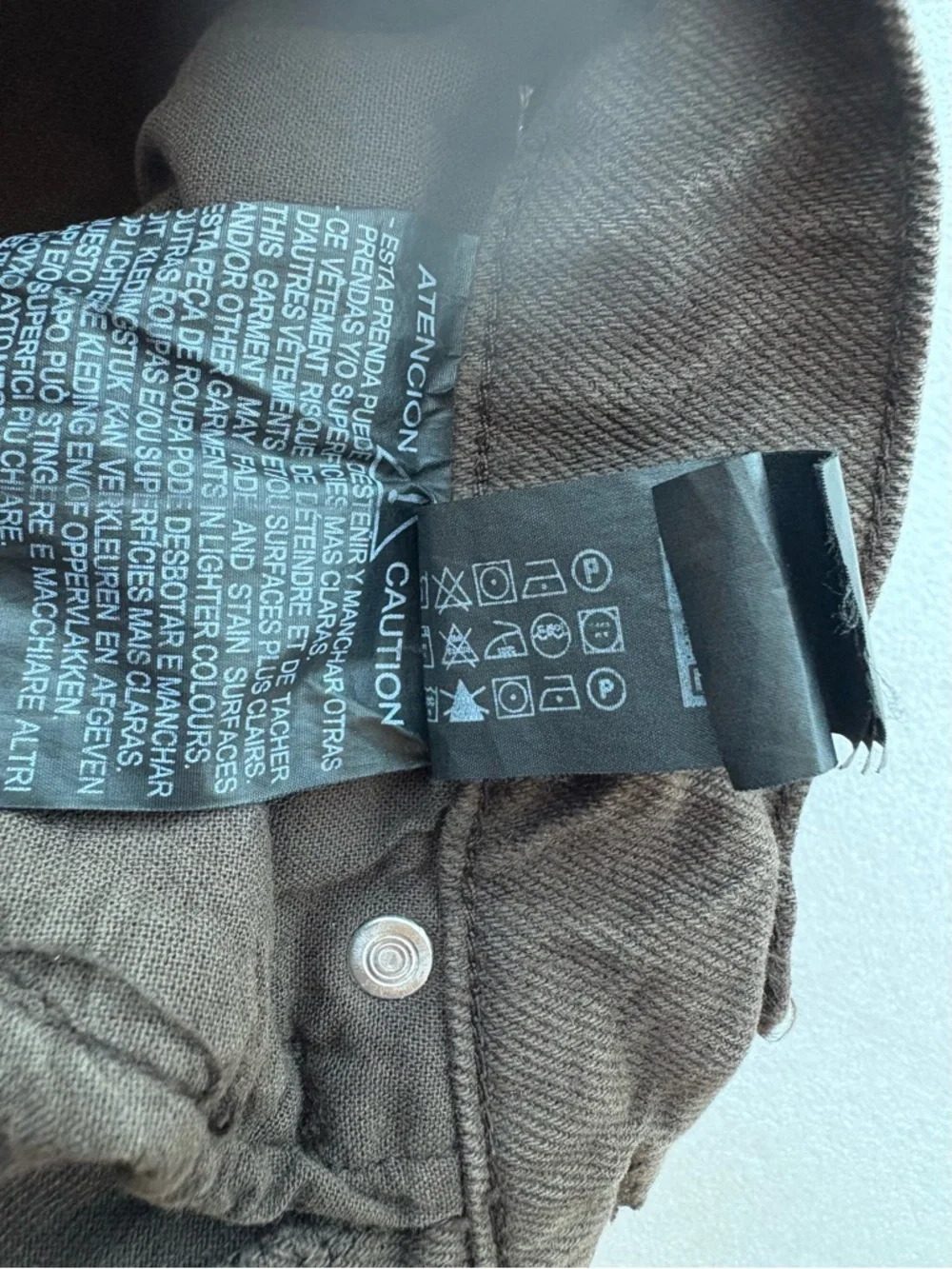 Zara Straight Leg Jeans in Dark Brown - Picture 8 of 13